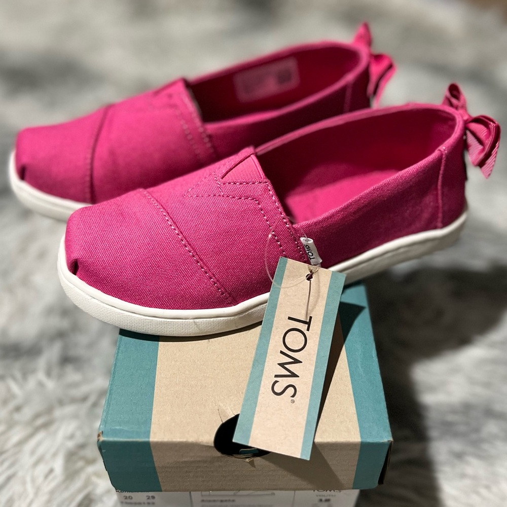 TOMS Toddler Girls’ Bow Shoes